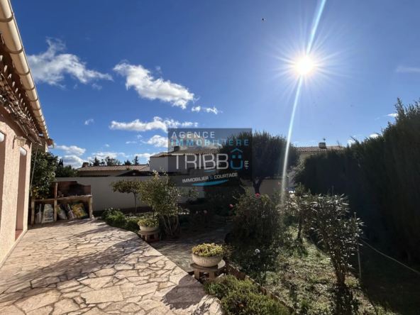 Vente d'une villa de plain-pied à Pollestres avec 3 chambres 
