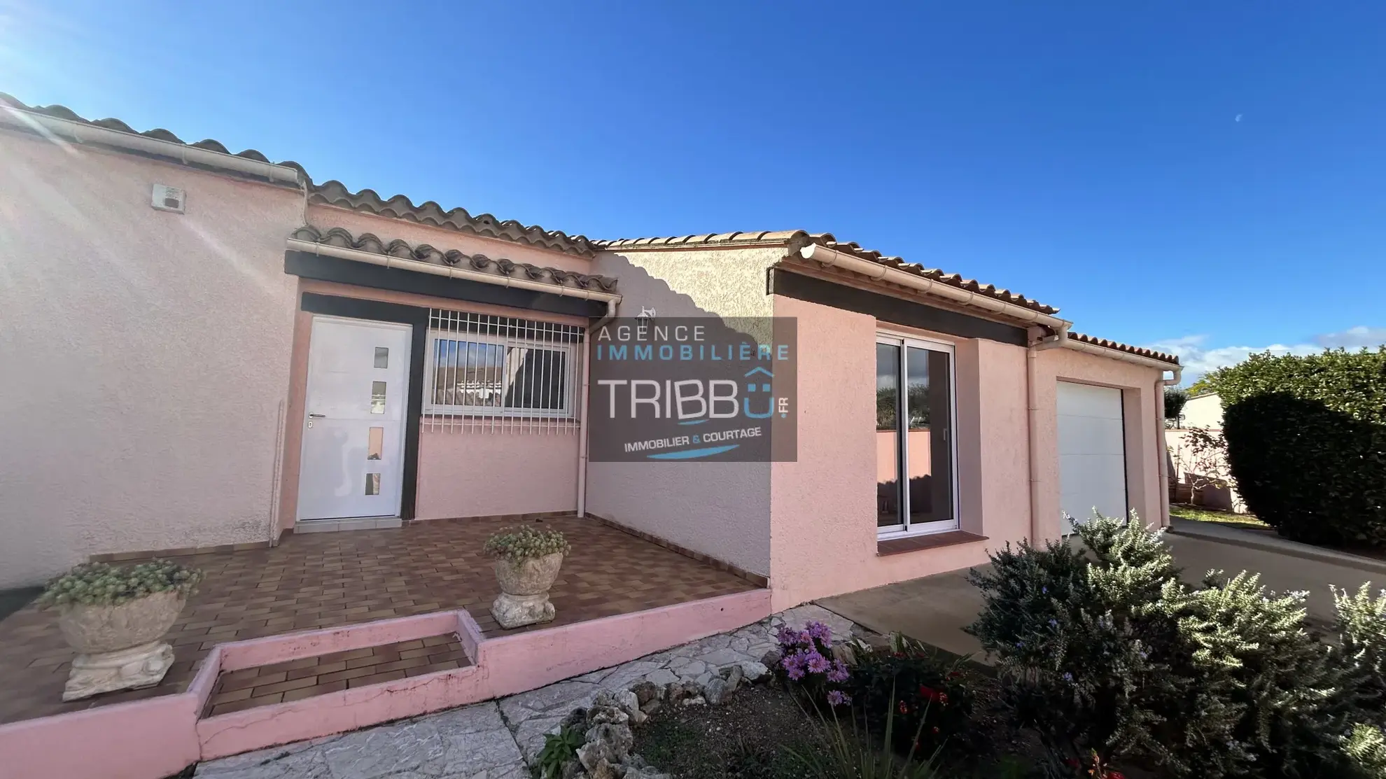 Vente d'une villa de plain-pied à Pollestres avec 3 chambres 