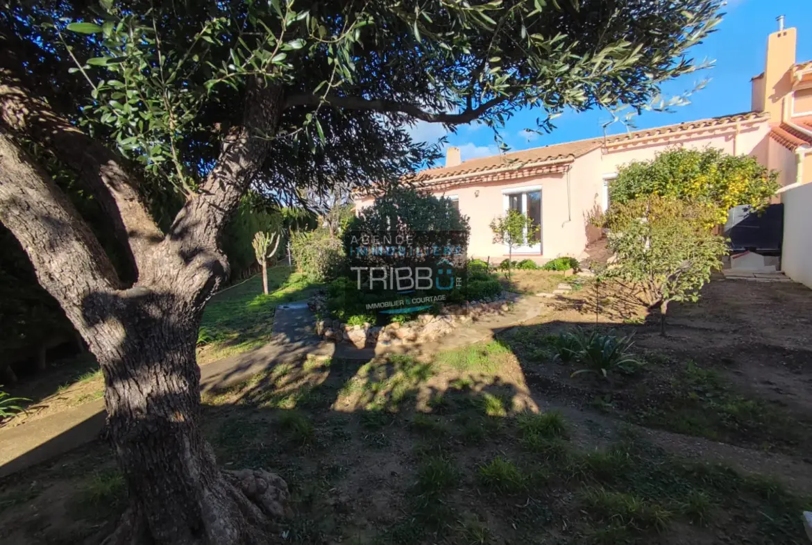Vente d'une villa de plain-pied à Pollestres avec 3 chambres 