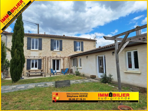 Maison en pierre de 174 m² à Barsac