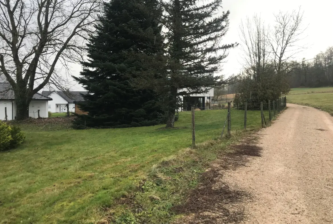 Terrain à vendre sur les hauteurs à Hirsingue 
