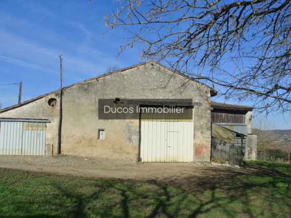 Grange à réhabiliter à Ste Bazeille sur 3 hectares 