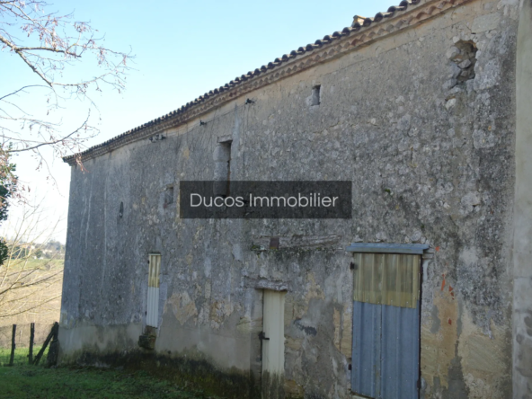 Grange à réhabiliter à Ste Bazeille sur 3 hectares 