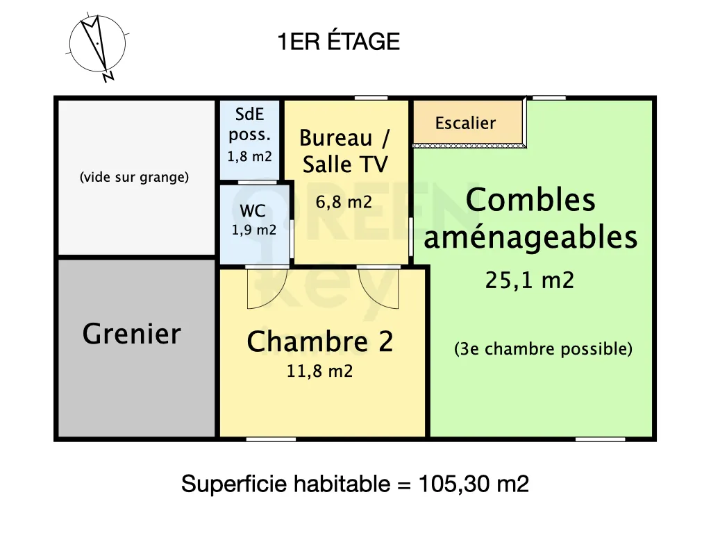 Maison ancienne à Arquian (58310) - 4 pièces de 105,30 m² sur un terrain de 1435 m² 
