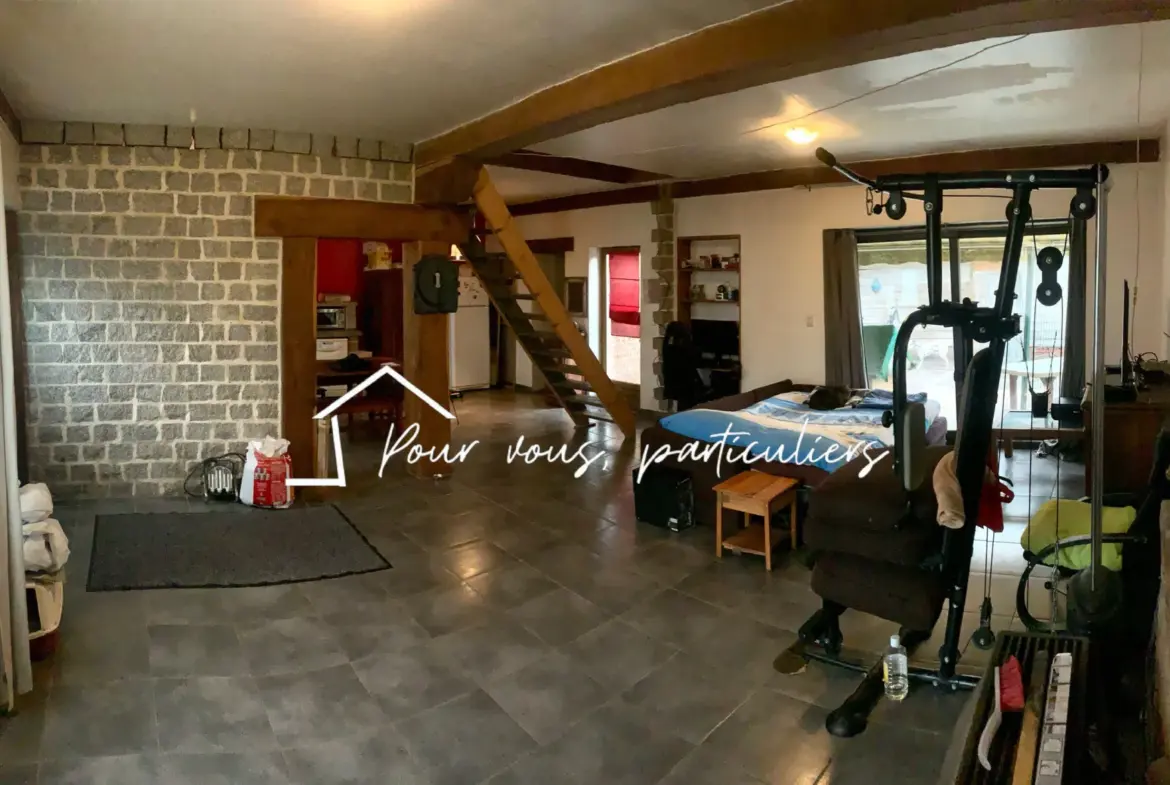 Corps de ferme à vendre à Sailly-sur-la-Lys - 4 chambres, jardin, garage 