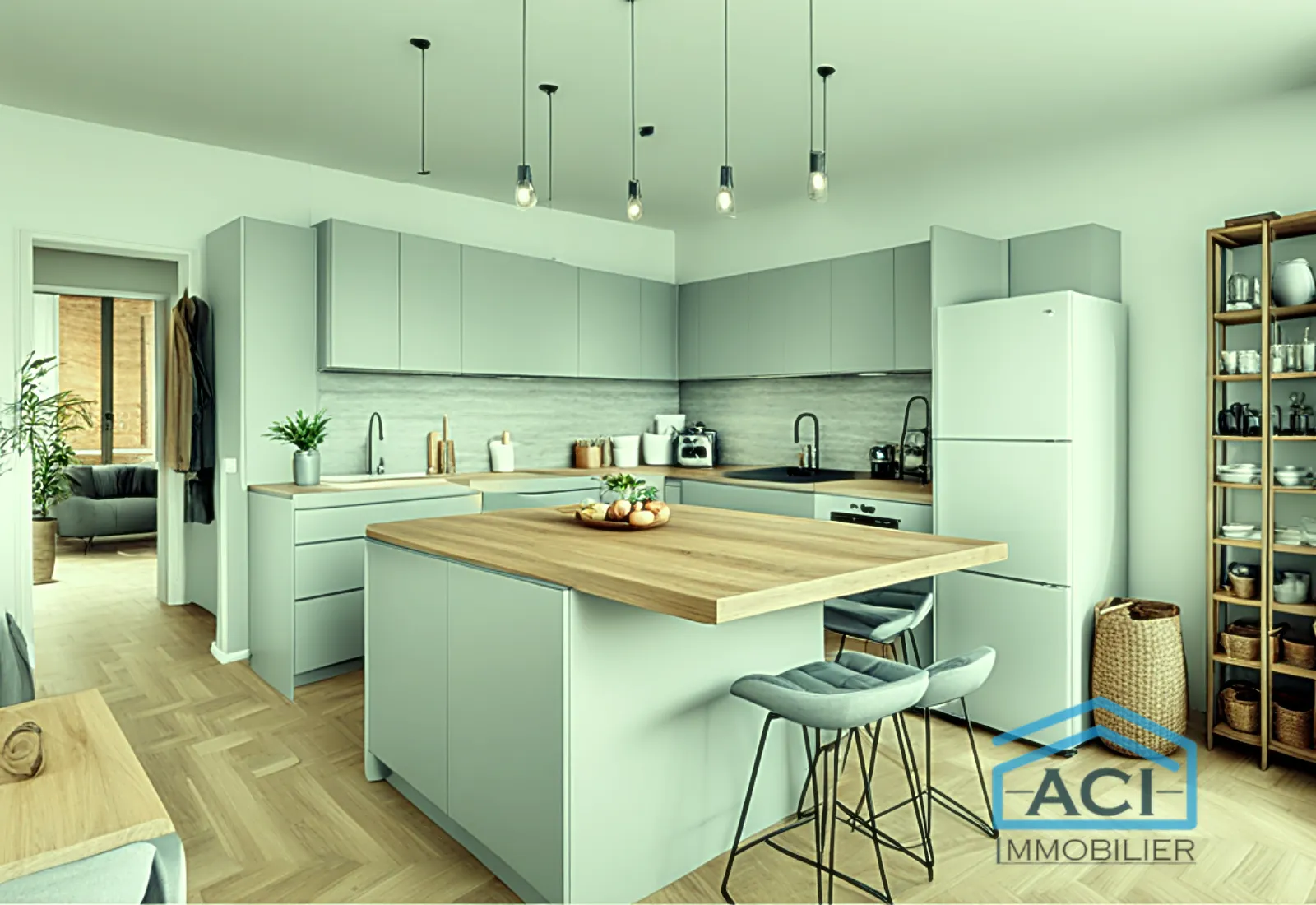 À vendre : Appartement T1 de 52,12 m² à Villeurbanne 