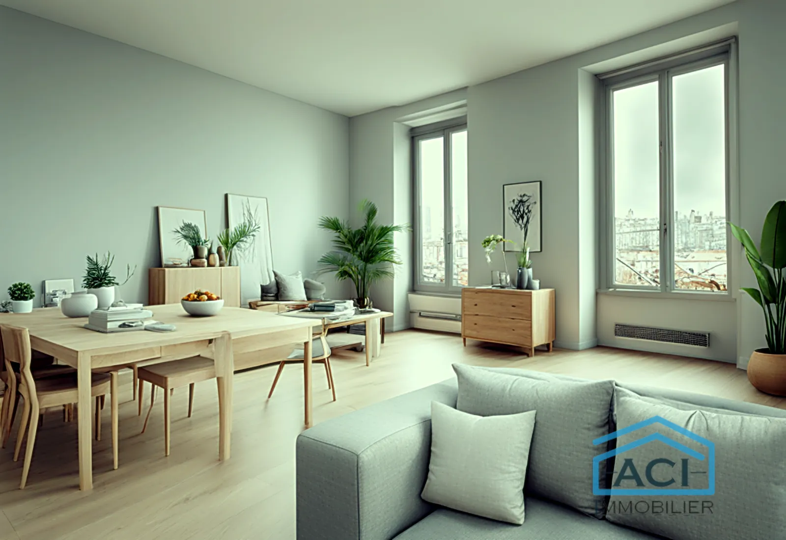 À vendre : Appartement T1 de 52,12 m² à Villeurbanne 
