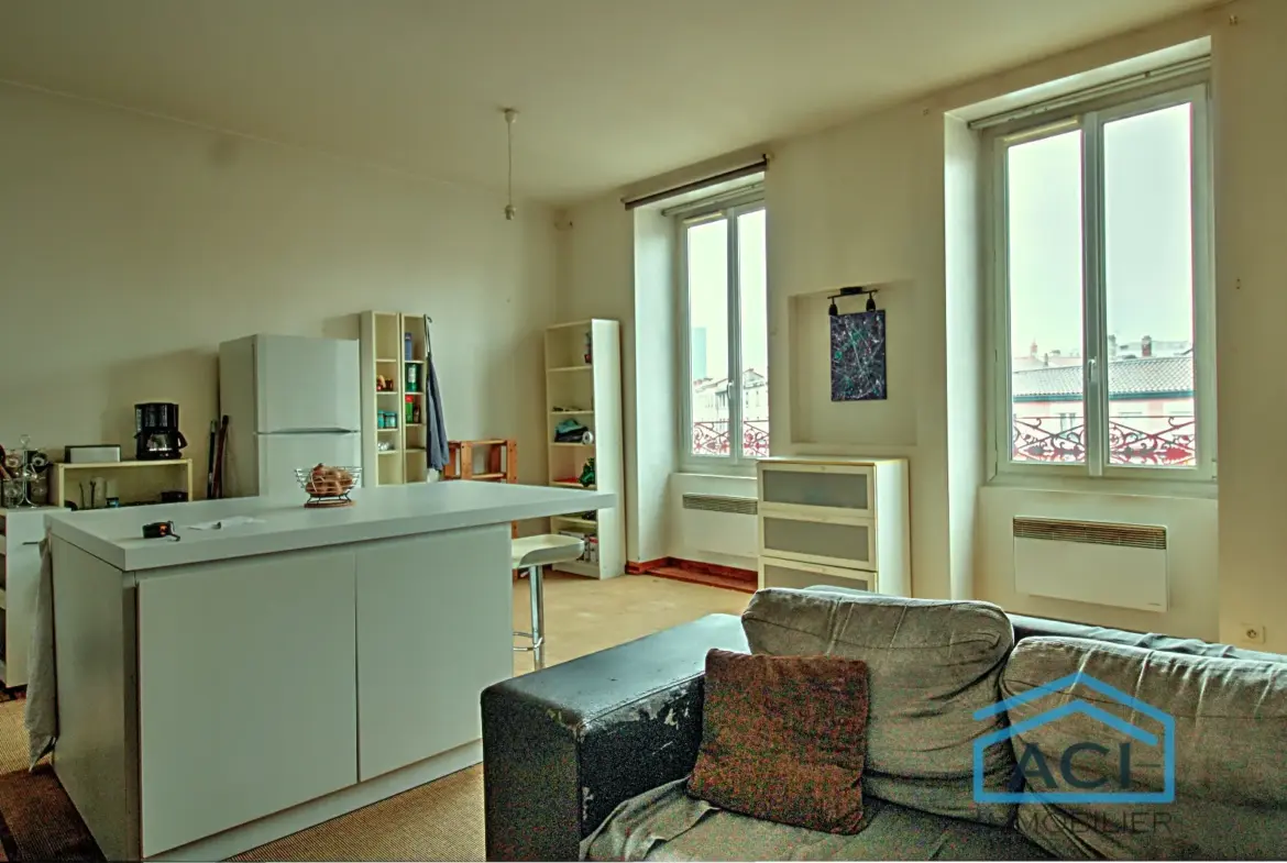 À vendre : Appartement T1 de 52,12 m² à Villeurbanne 