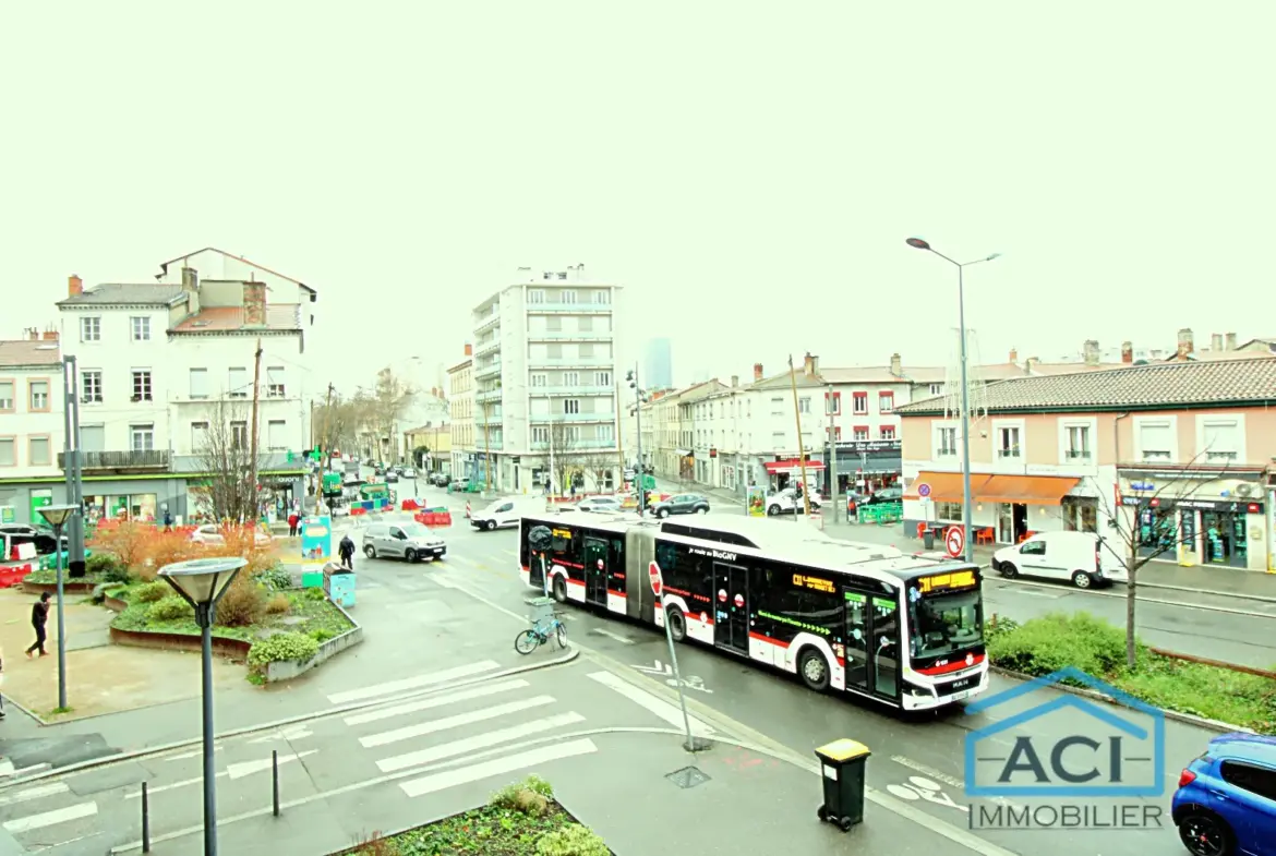 À vendre : Appartement T1 de 52,12 m² à Villeurbanne 