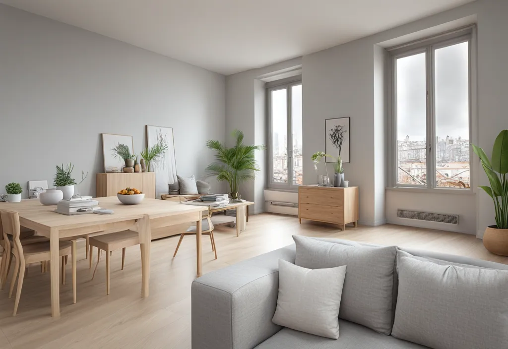 À vendre : Appartement T1 de 52,12 m² à Villeurbanne 