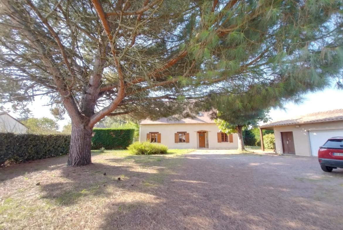 À Prigonrieux, maison à vendre 4 chambres avec piscine et jardin 