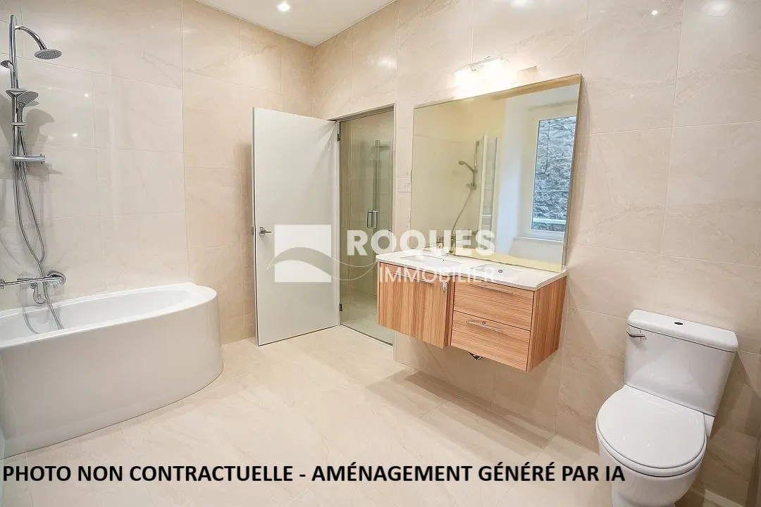 Appartement F3 au 1er étage avec terrasse de 40 m² à Millau 