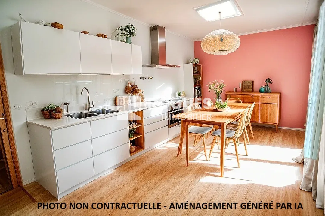 Appartement F3 au 1er étage avec terrasse de 40 m² à Millau 
