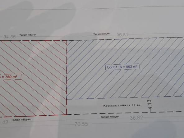 Terrain à bâtir de 662 m² à Gellainville - 4 kms de Chartres 