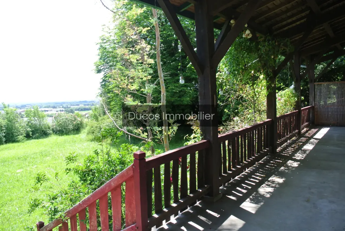 Maison à vendre sur les hauteurs de Marmande avec terrain de 1,45 hectares 