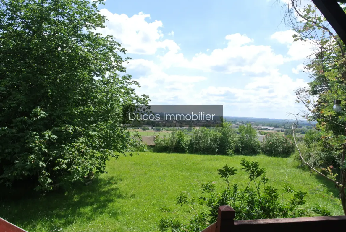 Maison à vendre sur les hauteurs de Marmande avec terrain de 1,45 hectares 