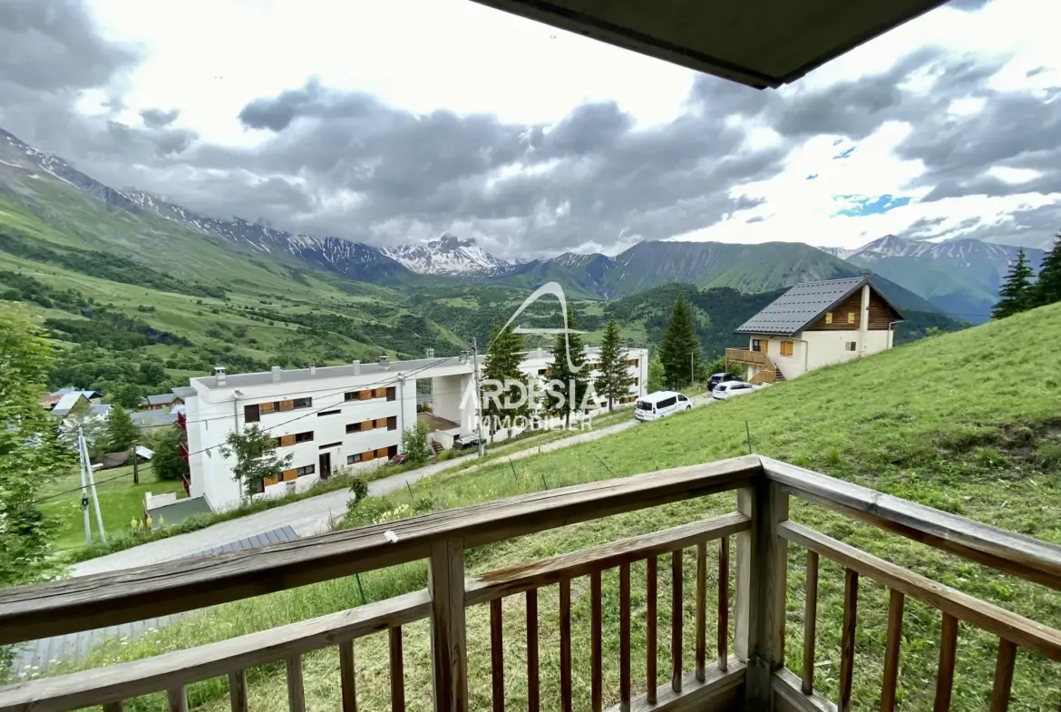 À vendre : Appartement 42m2 à Albiez-Montrond avec 2 chambres et vue 