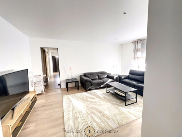Appartement rénové 3 chambres 73 m² + jardin 54 m² à Reims 