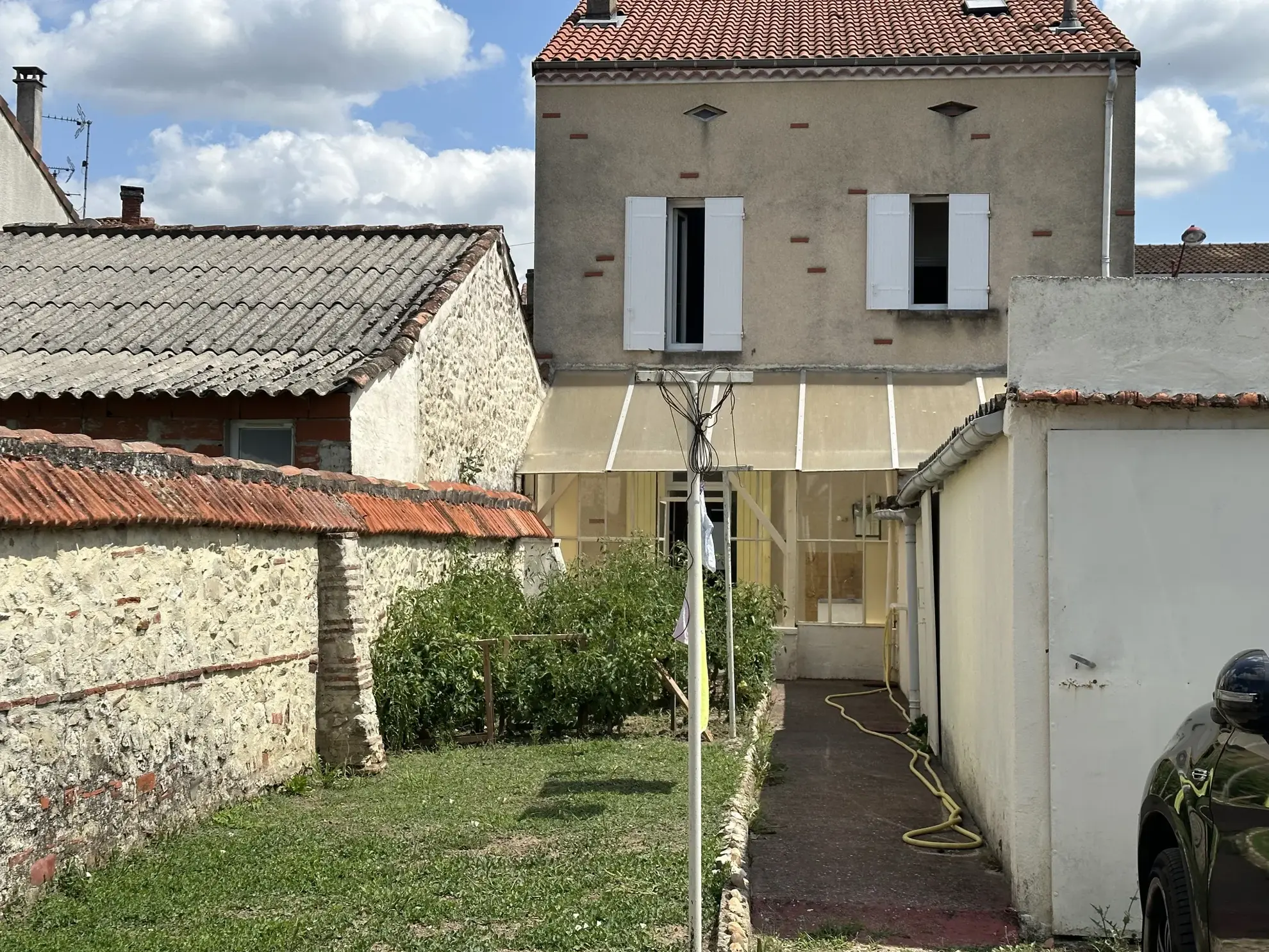 Maison de ville en pierre avec jardin à Villeneuve-sur-Lot 