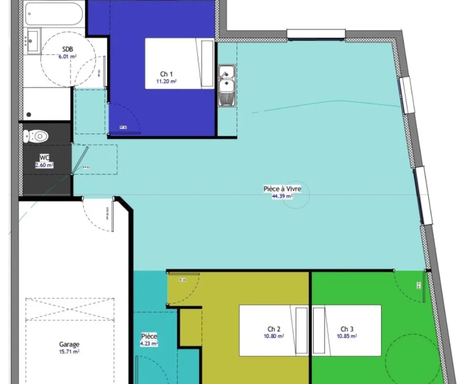 Vente Maison Neuve 90 m² à Sennece les Mâcon 