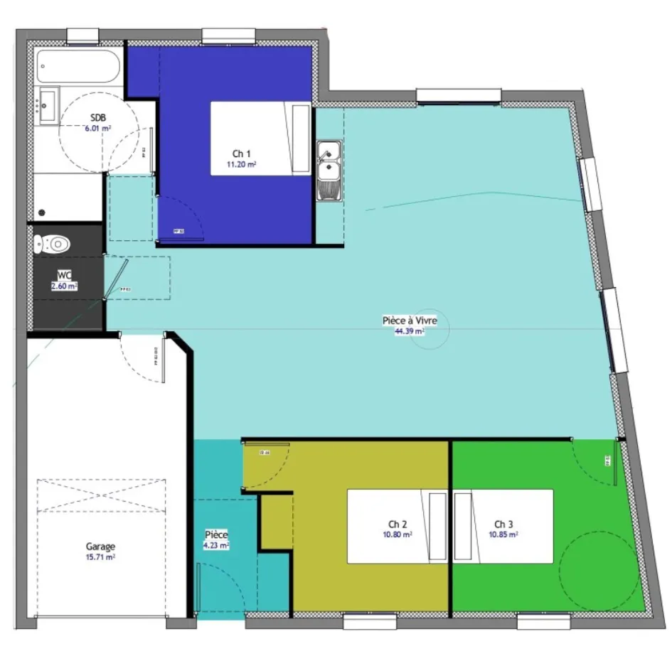 Vente Maison Neuve 90 m² à Sennece les Mâcon 