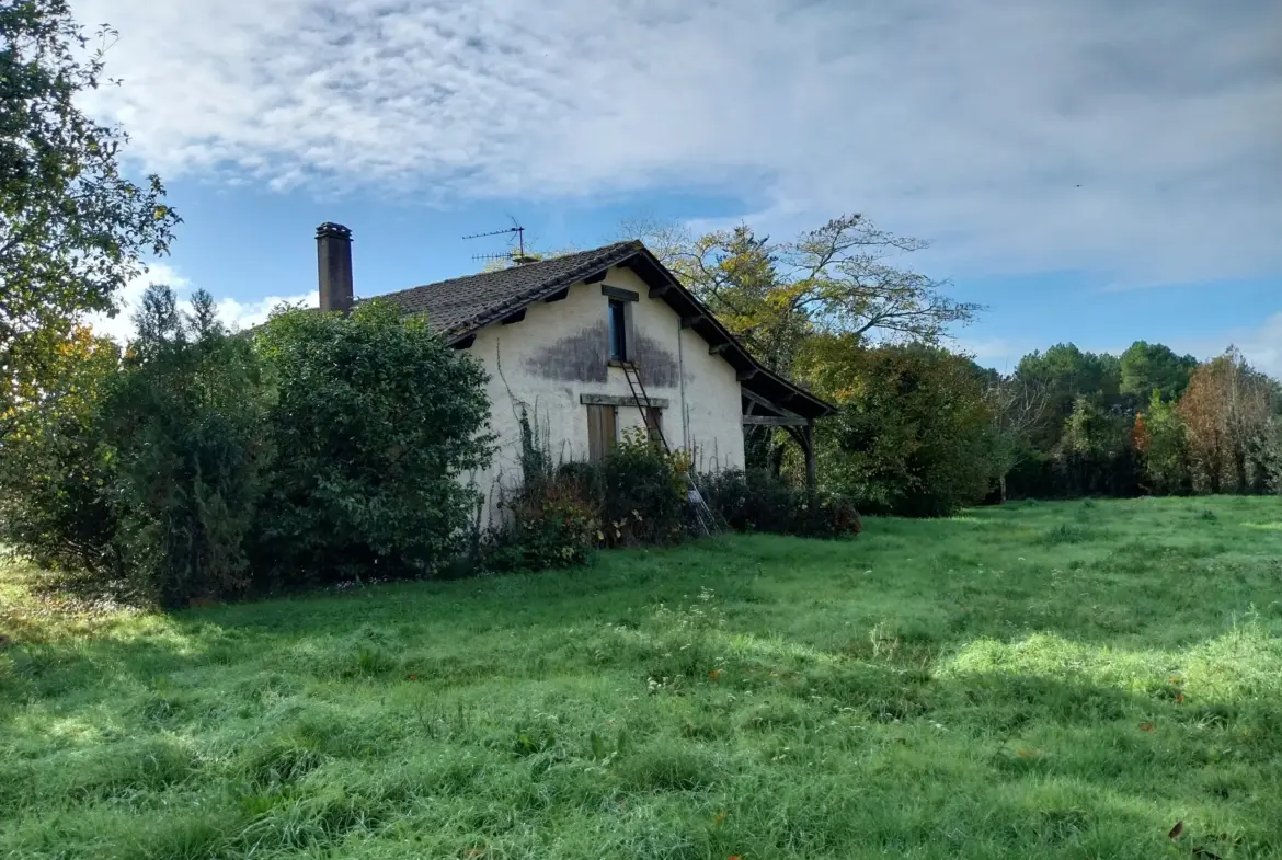 Ensemble immobilier au calme de la campagne sur 13 hectares de terrain 