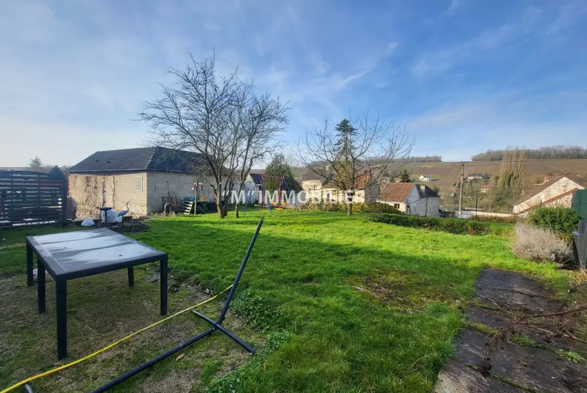 Maison indépendante 4 chambres avec vue sur vignobles à Saacy-sur-Marne 