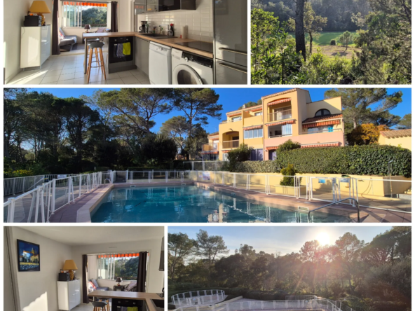 Appartement lumineux en bordure de golf à St Raphael 