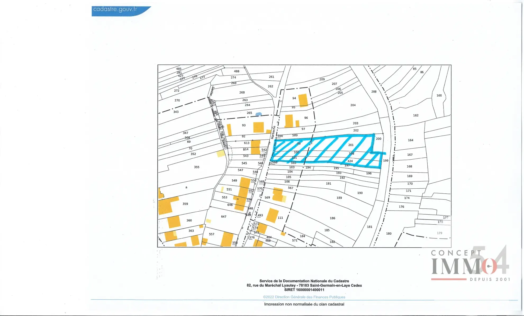 Terrain constructible à Liverdun - 2723 m² avec vue sur la forêt 