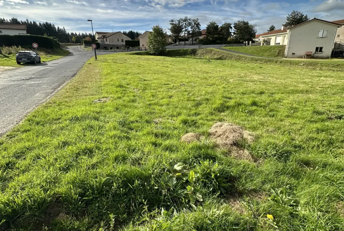 Terrain constructible à Montfaucon-en-Velay de 1574 m² 
