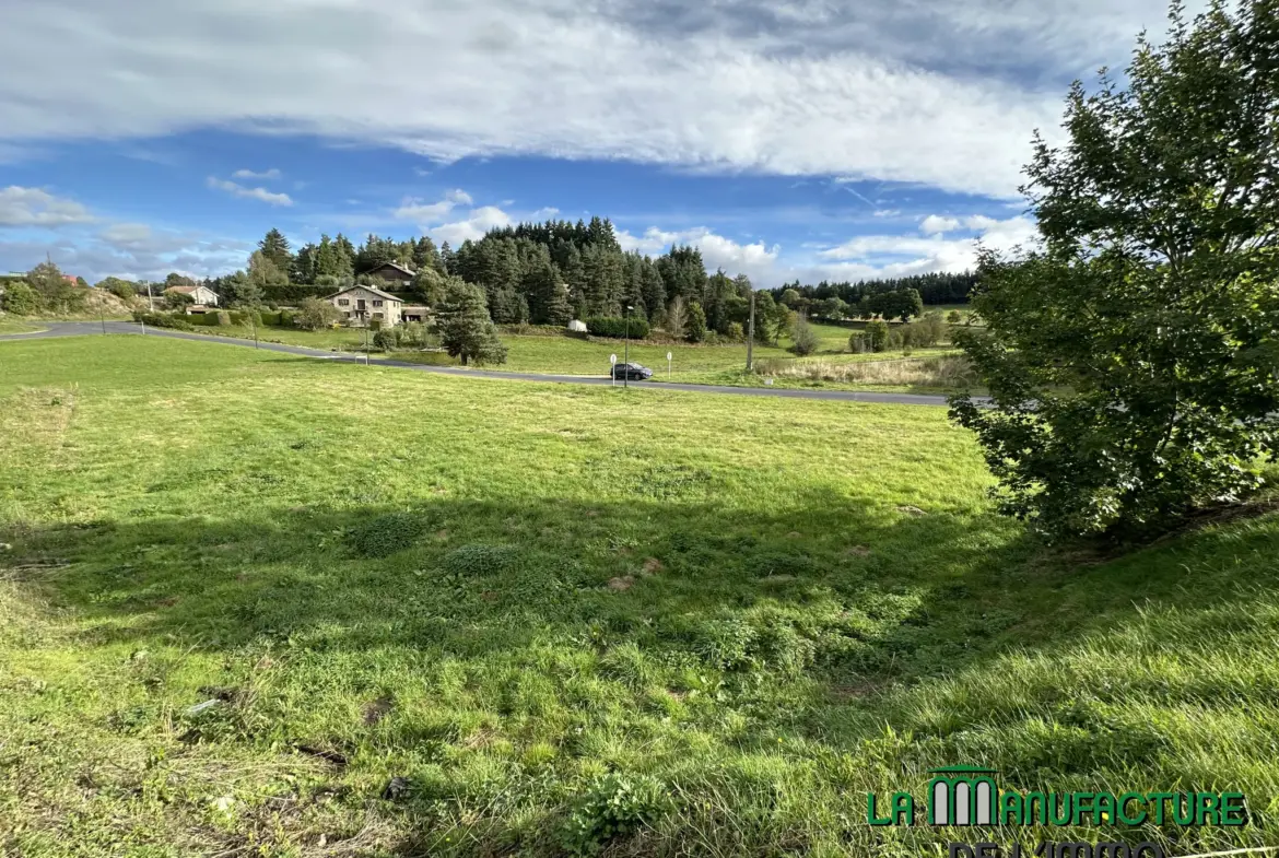 Terrain constructible à Montfaucon-en-Velay de 1574 m² 
