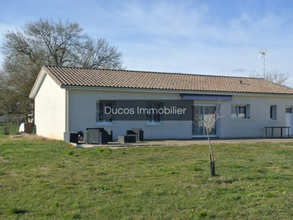 Maison de plain-pied avec 4 chambres à Sainte Bazeille 