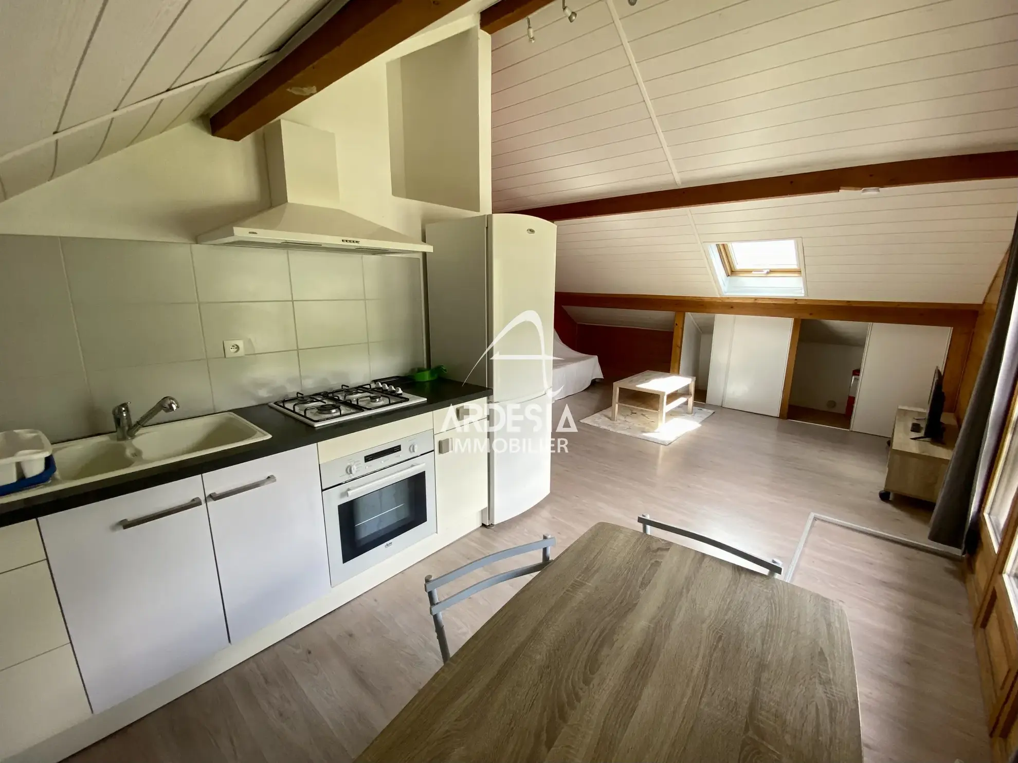 Vente : Appartement T2 avec Jardin à Saint-Julien-Mont-Denis 