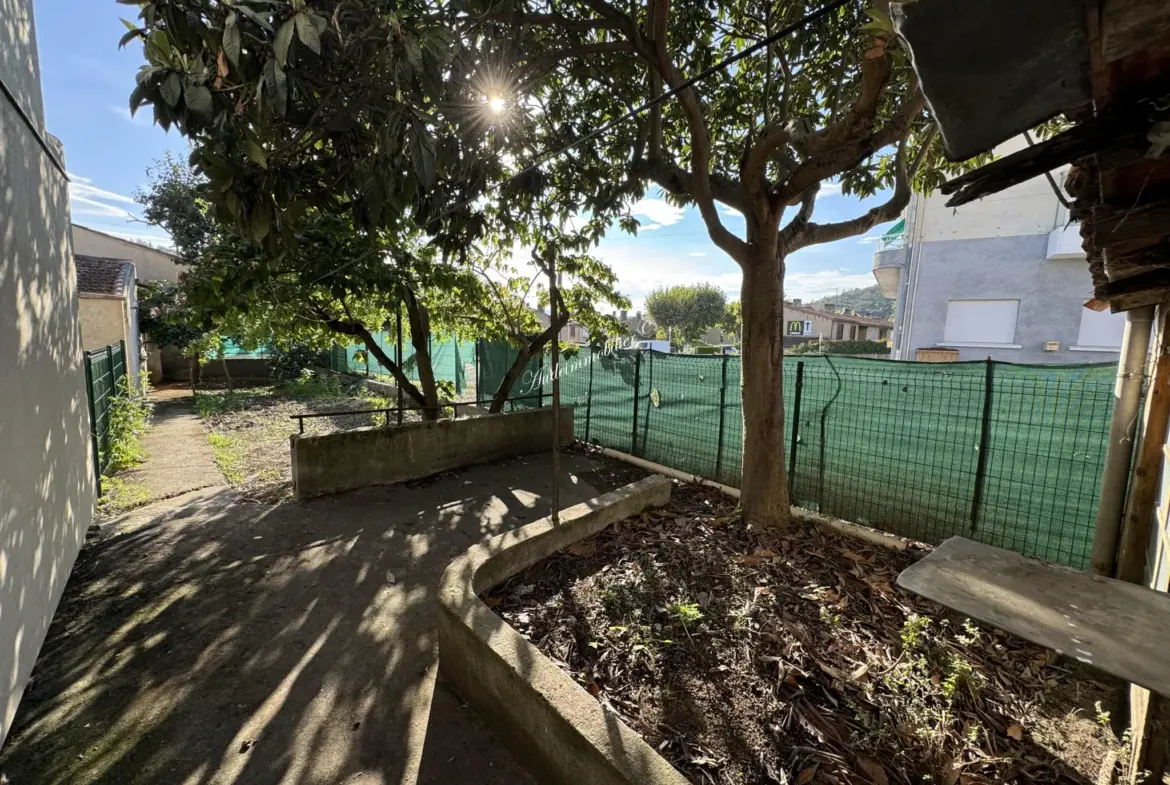 À vendre : Ensemble de deux maisons avec jardins à Couiza 