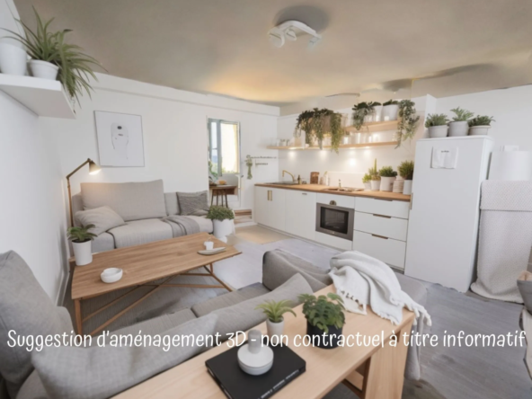 À vendre : Appartement T2 loué à LA GARDE 