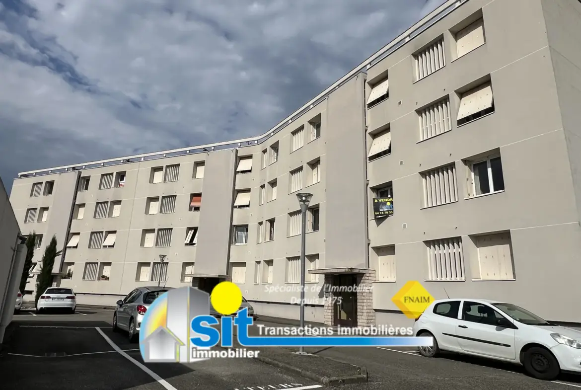 À vendre : Appartement type 4 à Pont-Evêque - 72,55 m² 
