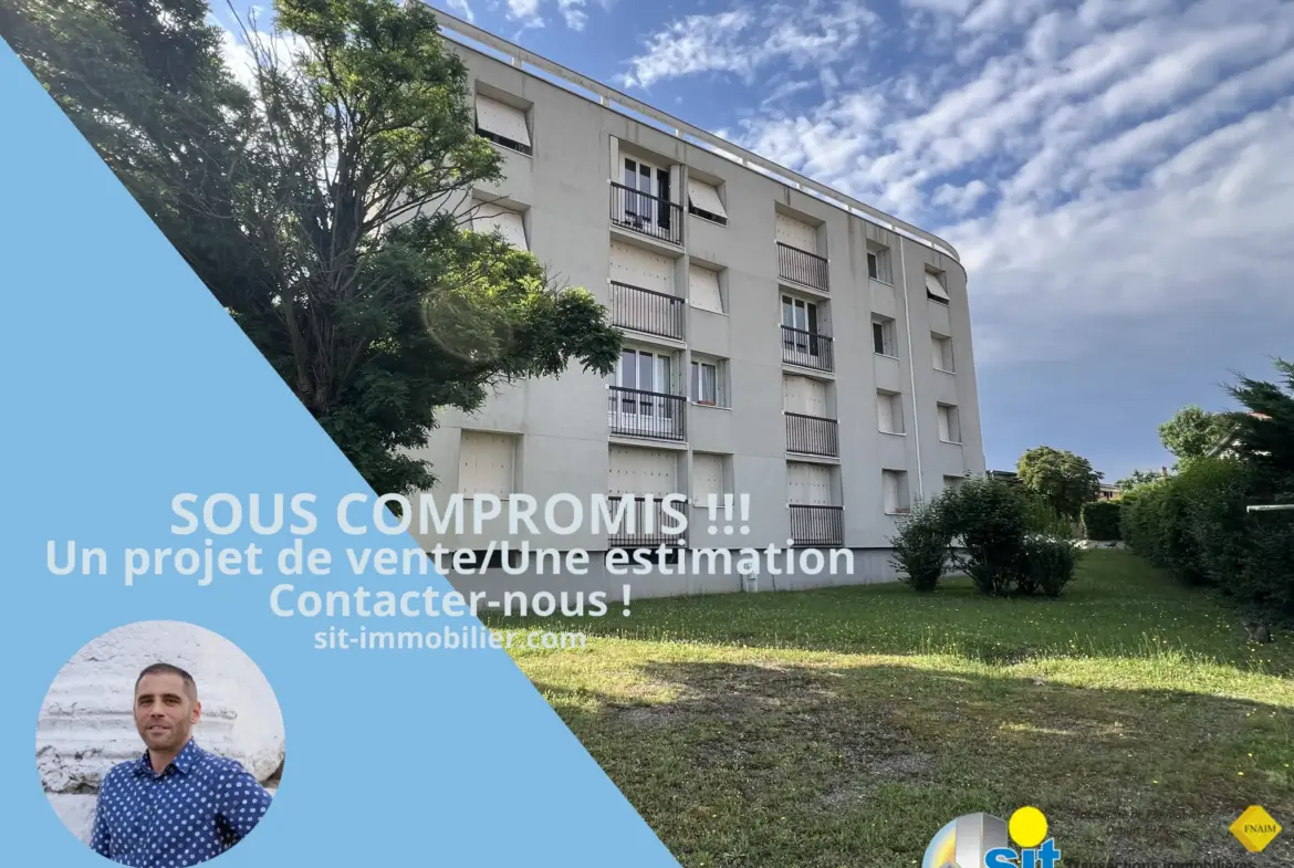 À vendre : Appartement type 4 à Pont-Evêque - 72,55 m² 