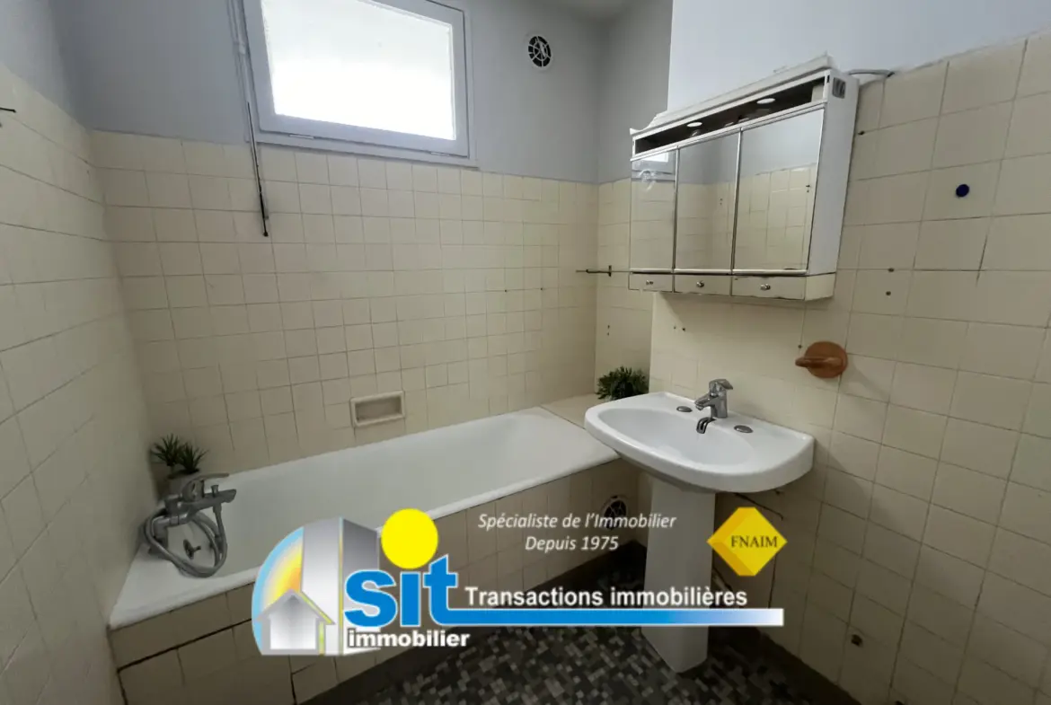 À vendre : Appartement type 4 à Pont-Evêque - 72,55 m² 