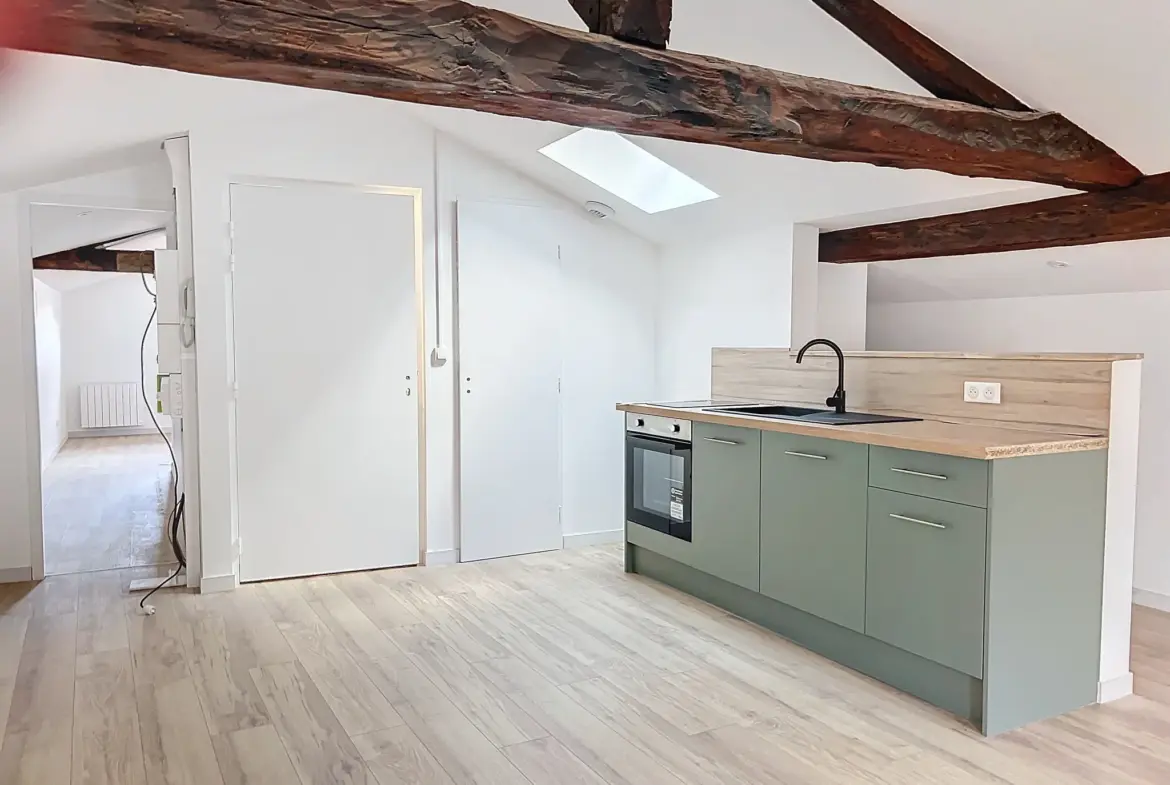 Bel appartement T2 rénové à vendre au centre de Villefranche-sur-Saône 