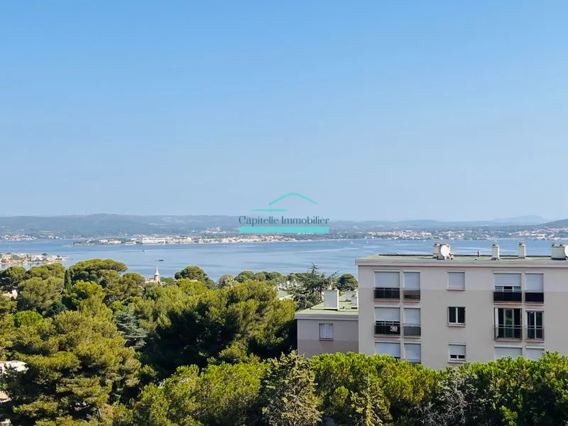 Appartement T4 à vendre à Sète avec vue sur l'étang de Thau 