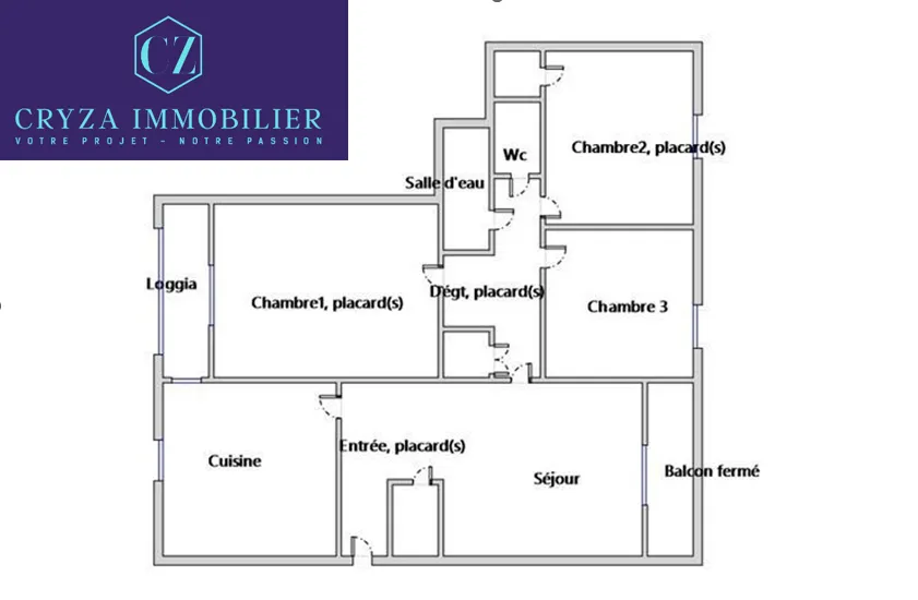 Vente Appartement T4 avec Balcon à Peyrolles-en-Provence 