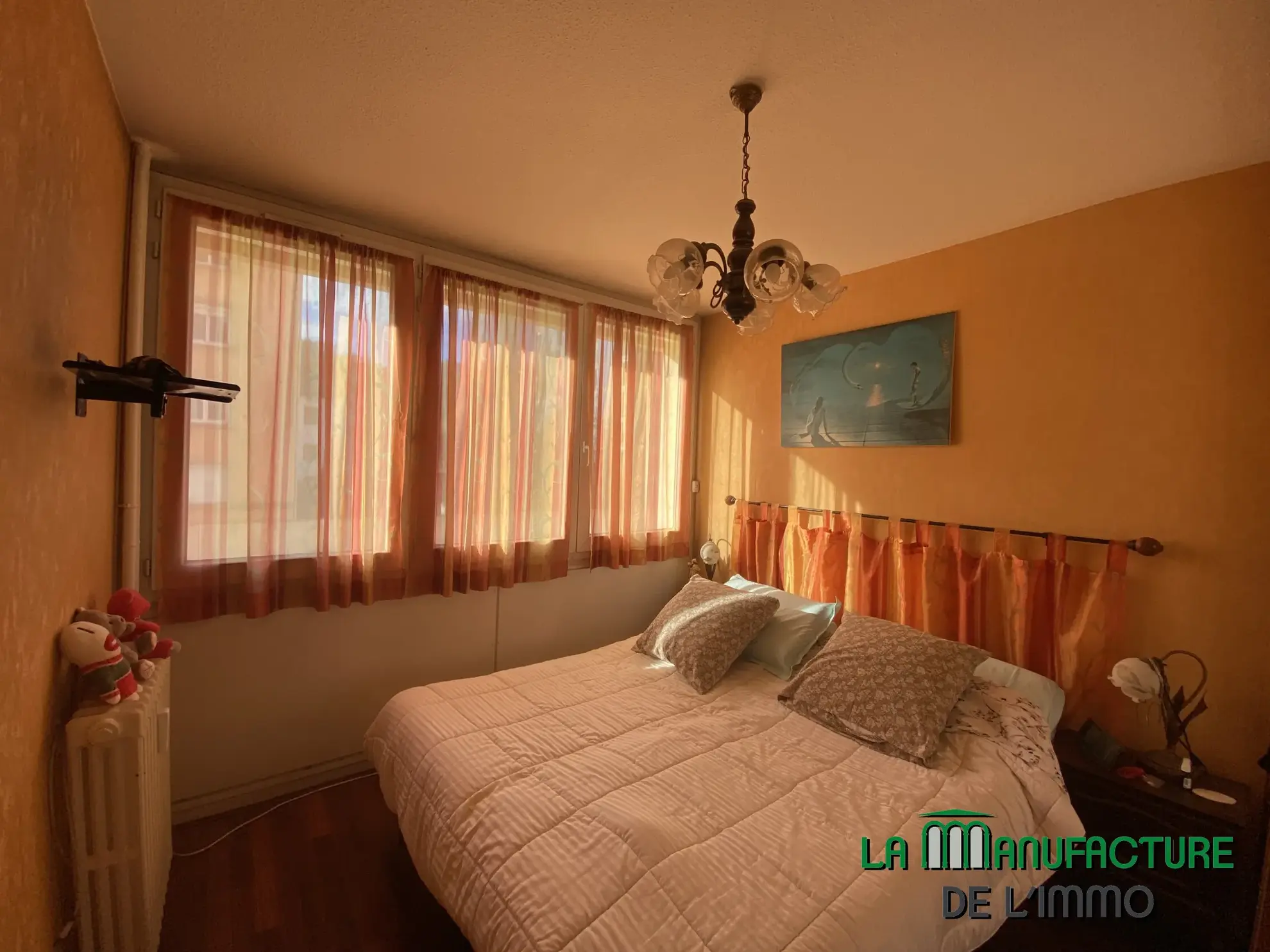 Appartement F3 traversant lumineux avec garage à Saint-Étienne - Bergson 