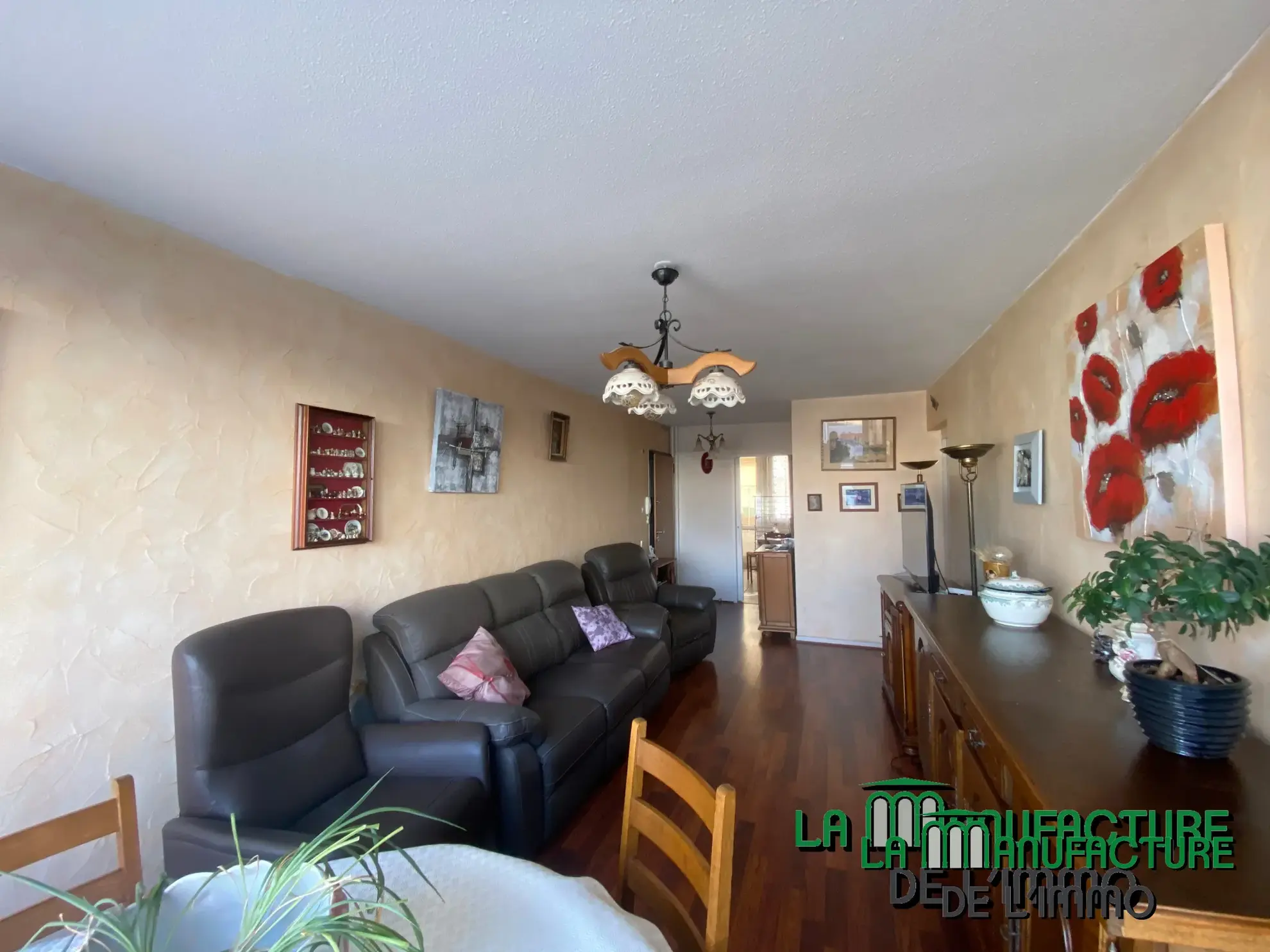 Appartement F3 traversant lumineux avec garage à Saint-Étienne - Bergson 