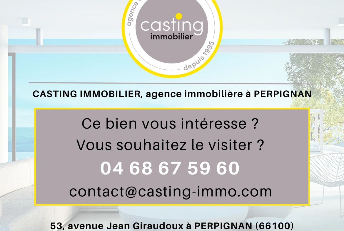 Garçonnière à vendre au coeur de Perpignan 