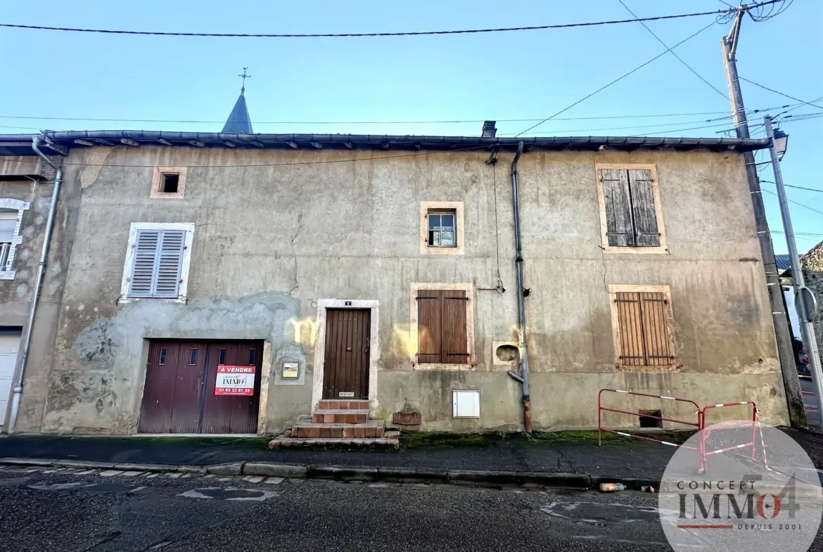 Maison de village avec potentiel à Marbache - 80 000 € 