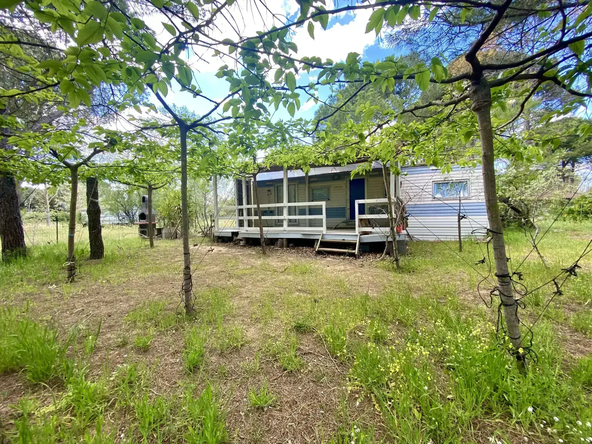 Terrain de loisir de 1614 m² avec 3 mobil-homes à VIAS plage 