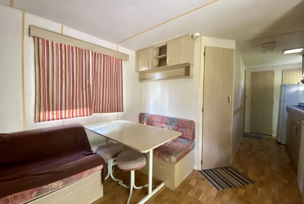 Terrain de loisir de 1614 m² avec 3 mobil-homes à VIAS plage 