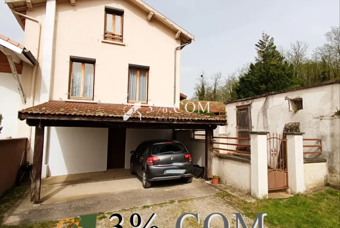 À vendre : Grande Maison de 142m2 à Beausemblant 