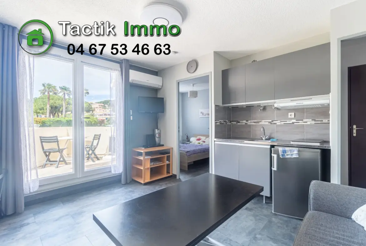 À vendre : Appartement 2 pièces avec terrasse et parking à Sète, La Corniche 