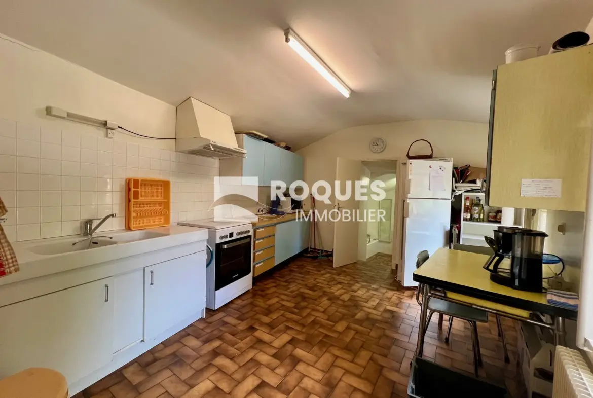 Maison en pierre, 8 pièces, 200 m² à St Georges de Luzencon, proche Millau 